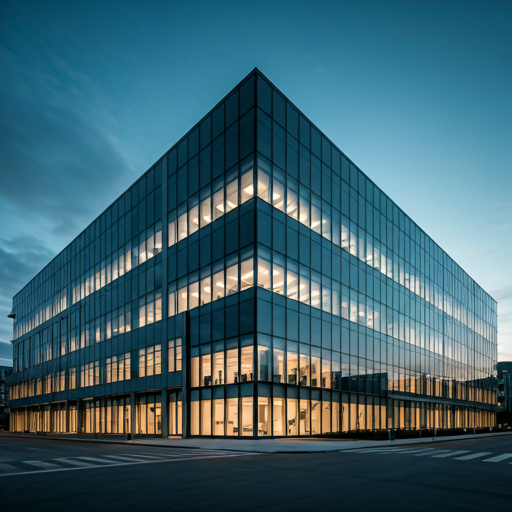 Modern corporate headquarters
