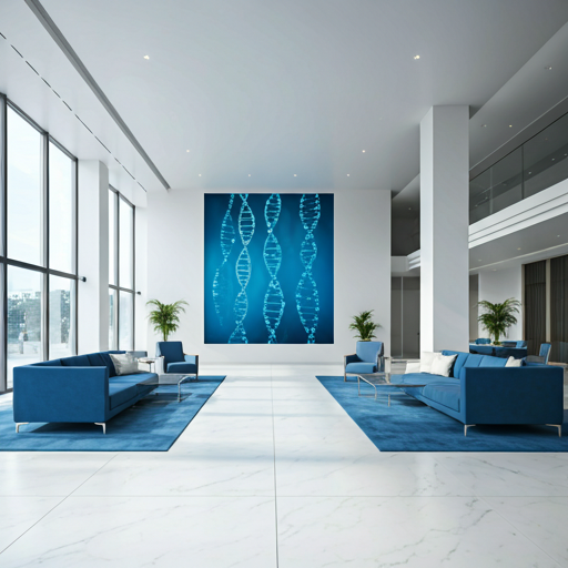 Corporate lobby atrium